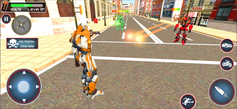 超级英雄机器人行动游戏ios版3