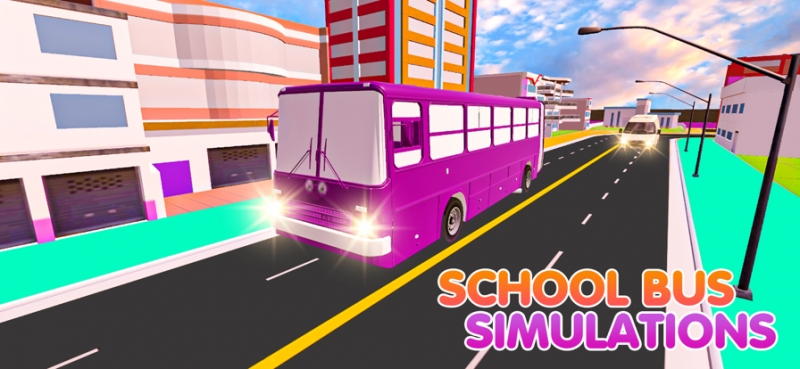 3D City School Bus Simulatorios版0