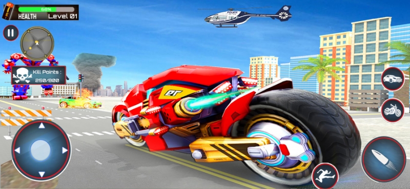 超级英雄机器人行动游戏ios版1