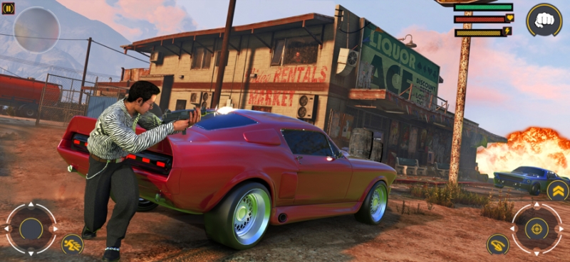 大黑帮:黑手党战争汽车犯罪城市ios版1