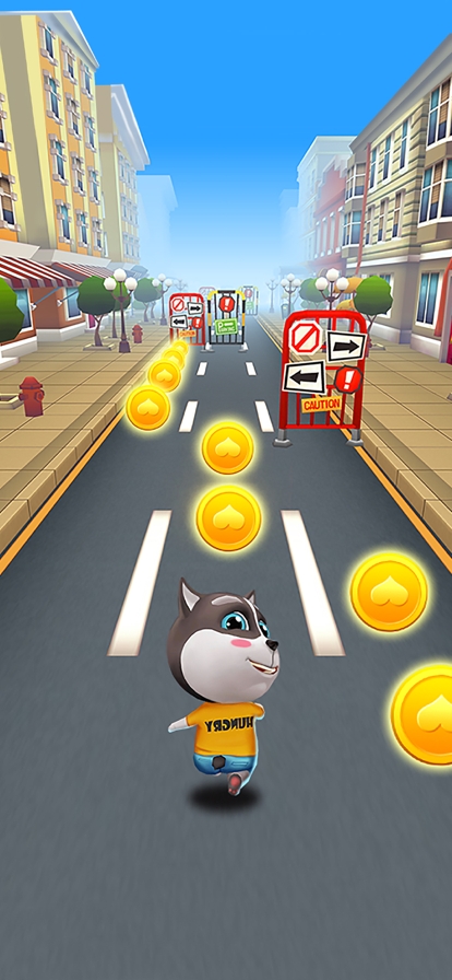 Cat Surfers: Kitty Gold Runios版1