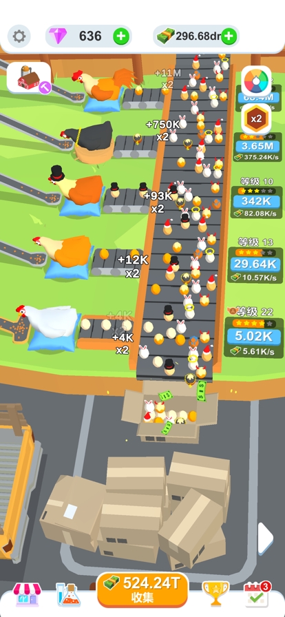 鸡蛋工厂大亨ios版0