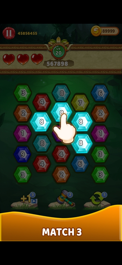 Merge Hexagon Jewelios版0