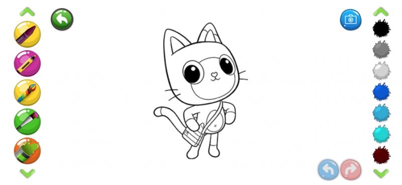 Glitter Cut Dolls Doodle Bookios版2