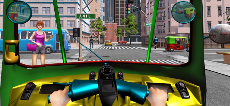 Tuk Tuk Auto Rickshaw 3D Simios版4