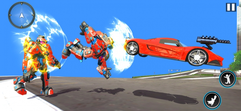 机器人汽车模拟器3D战争ios版0