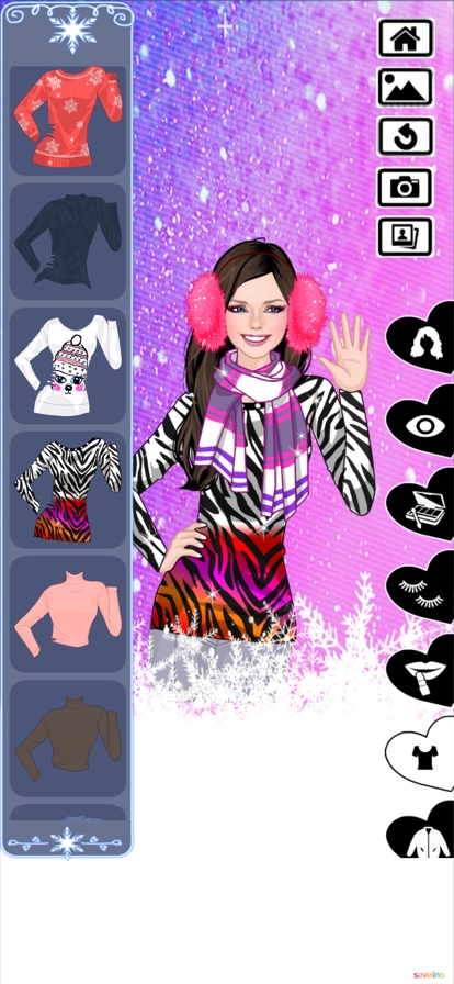 Winter time with warm dressupios版5