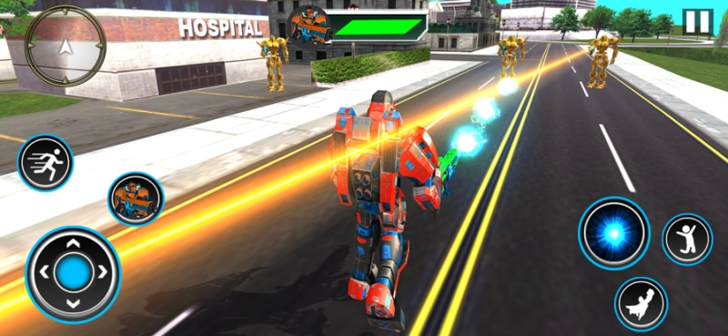 机器人汽车模拟器3D战争ios版1