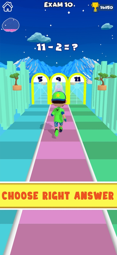 Brain Math Run 3Dios版0