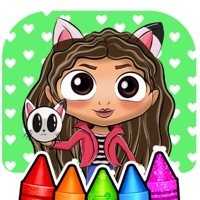 Glitter Cut Dolls Doodle Bookios版