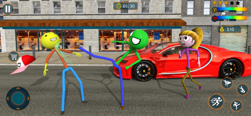 Stick Man War Superhero Gamesios版3