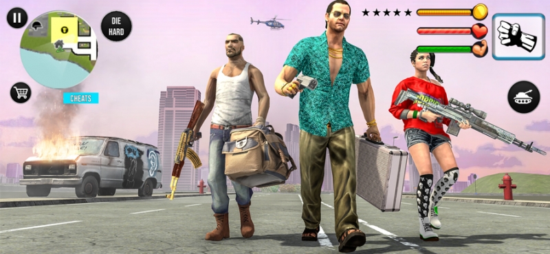 黑帮盗窃犯罪城市游戏ios版2