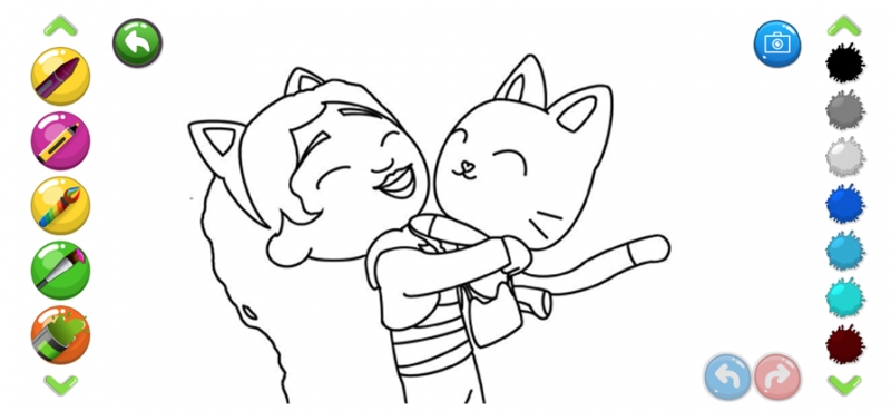 Glitter Cut Dolls Doodle Bookios版0