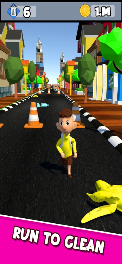 City Cleaner Garbage Trash Runios版1
