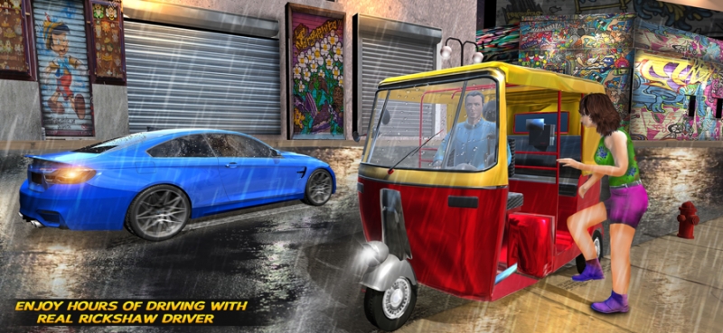 Tuk Tuk Auto Rickshaw 3D Simios版1