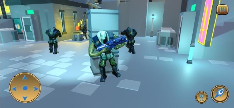 Scifi Robot War Shooting Gameios版0