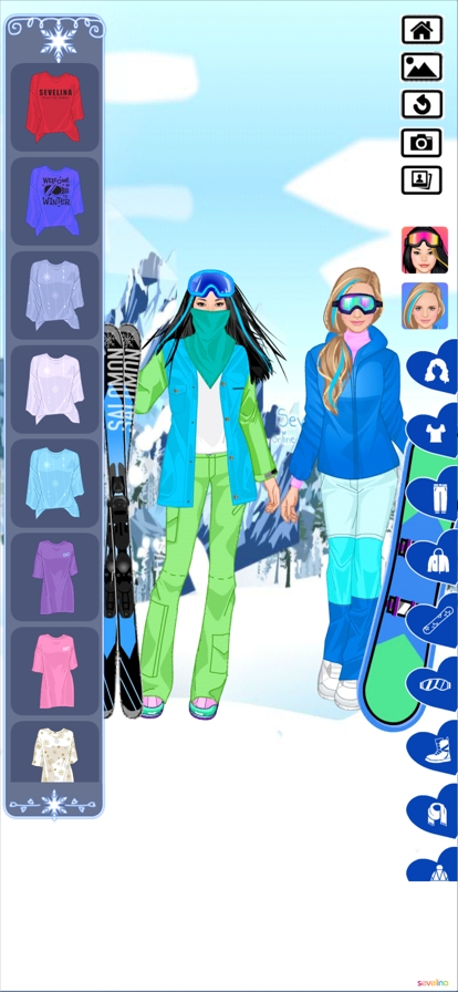 Winter time with warm dressupios版1