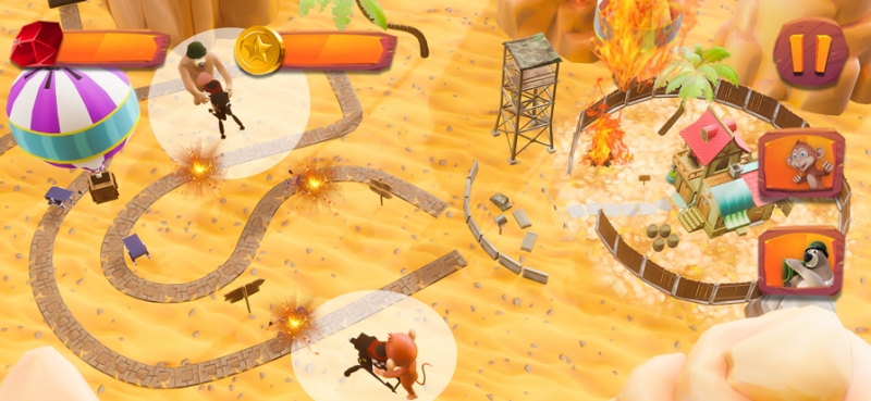 忍者猴子气球大战ios版0