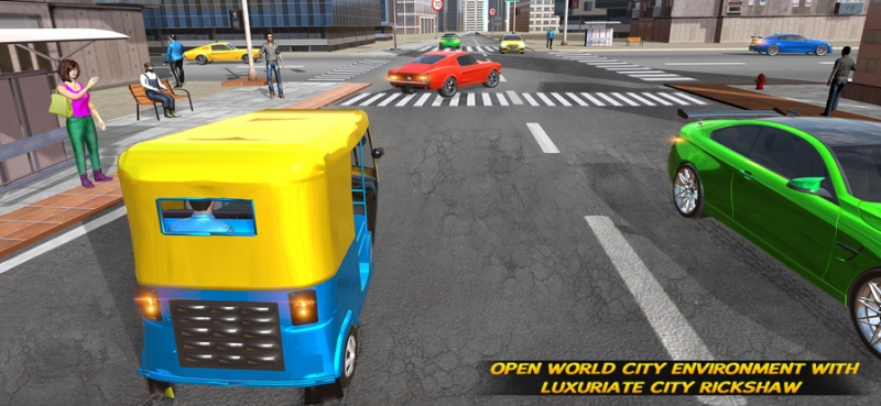Tuk Tuk Auto Rickshaw 3D Simios版2