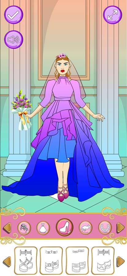 婚礼女孩着色装扮ios版0