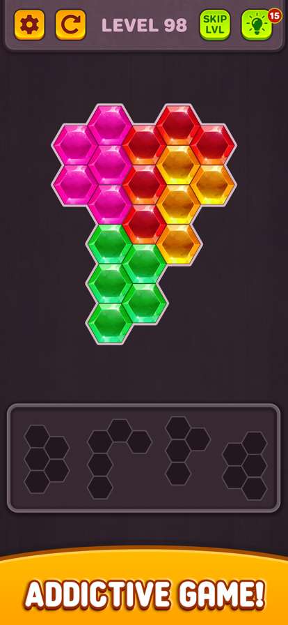 Hexa Block Puzzle: Tangram Puzios版3