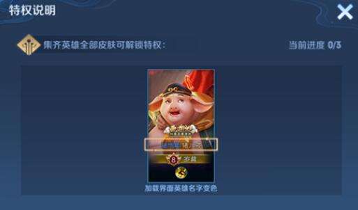 王者荣耀皮肤金色名字怎么回事 王者荣耀皮肤图鉴功能介绍