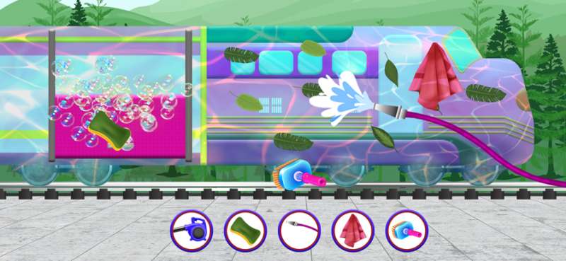 火车清洗和清洁游戏ios版0