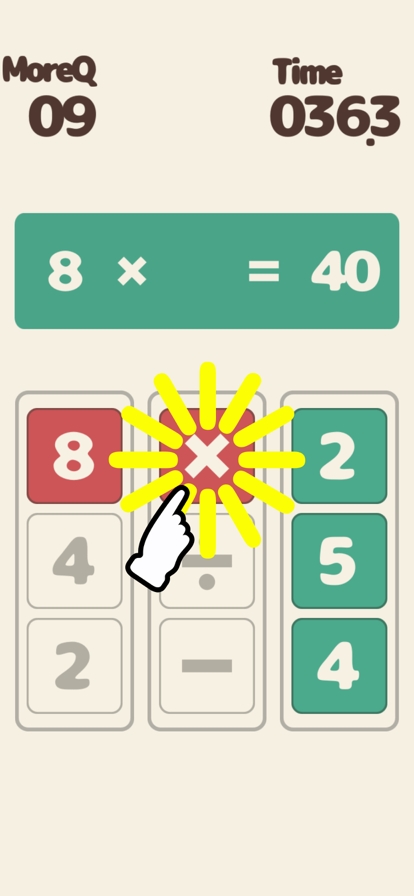 Puzzle Math with three choicesios版2