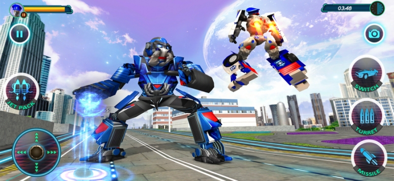 警察机器人大战ios版2