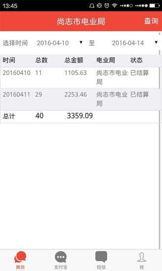 农电缴费统计4