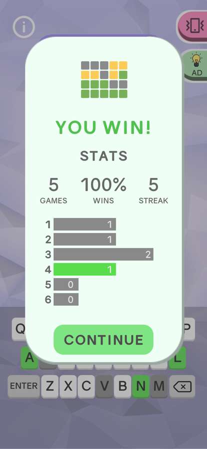 Green Yellow Grey : Word Gameios版2