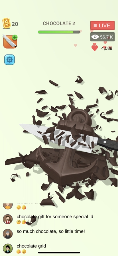 Chocolate Cutting Artios版1