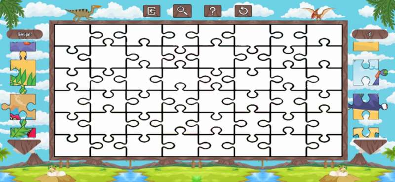 Dinosaur Puzzle & Coloringios版2