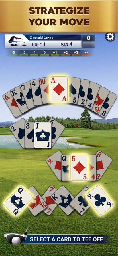 Golf Solitaire: Pro Tourios版1