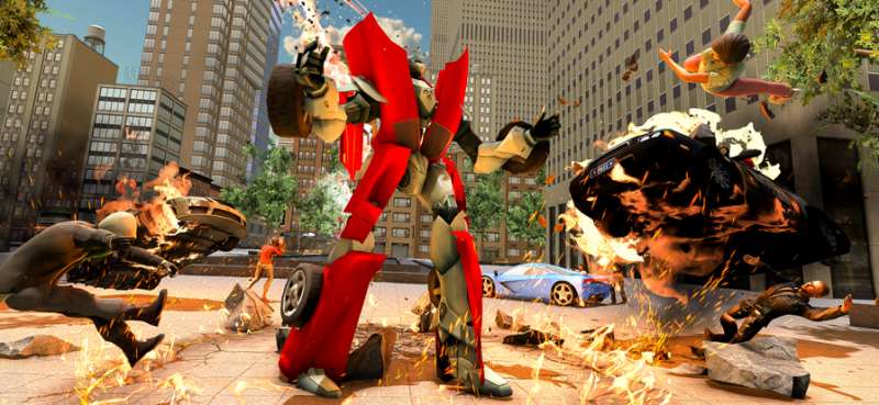 真正的汽车机器人格斗游戏ios版0