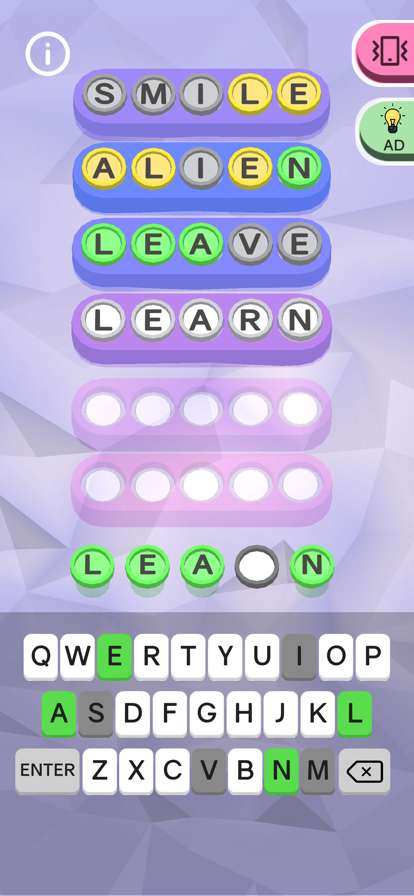 Green Yellow Grey : Word Gameios版1