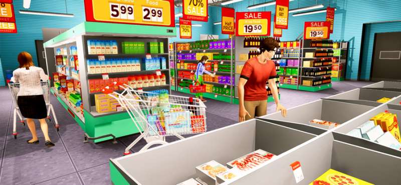 超市购物收银员女孩游戏 3Dios版3