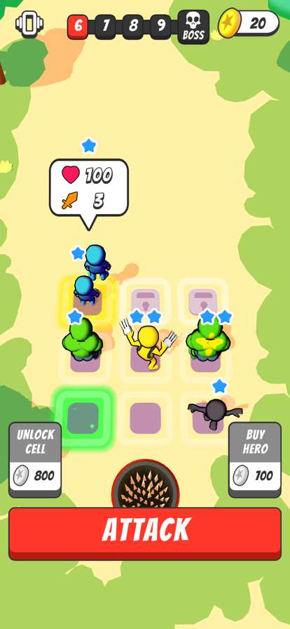 Merge Heroes Arcadeios版4