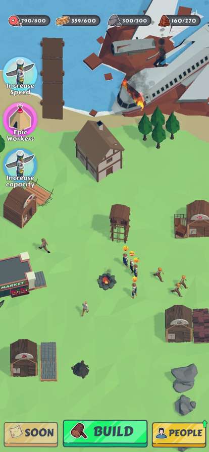 Island Crash: Airplane Surviveios版0