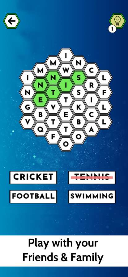 Hexa Word Search Puzzle Gamesios版5