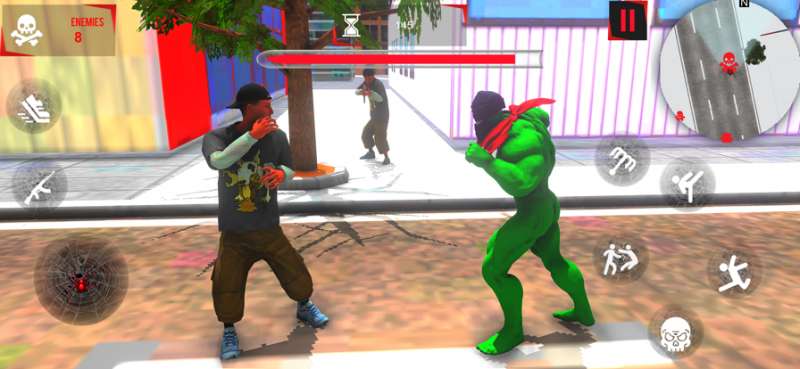 Black Superhero Crime City Warios版0