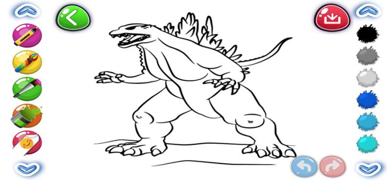 gazela coloring and puzzleios版1