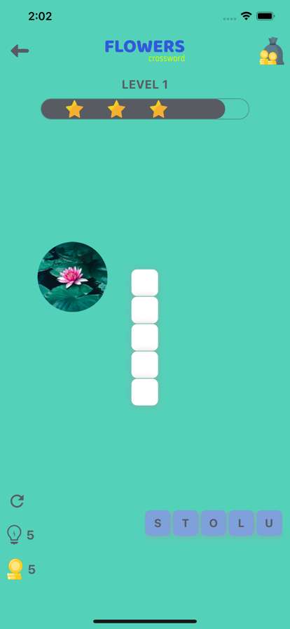 Flowers Puzzle Crosswordios版3