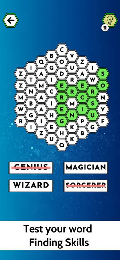 Hexa Word Search Puzzle Gamesios版3