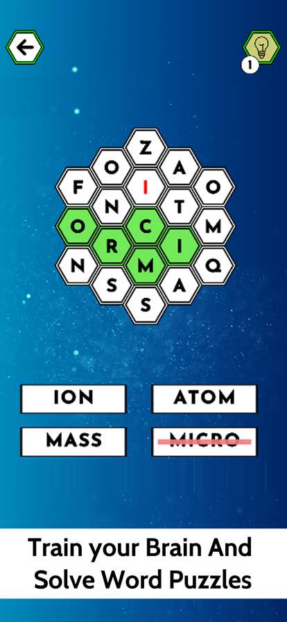 Hexa Word Search Puzzle Gamesios版4