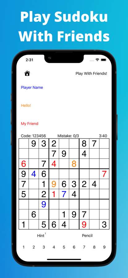 Sudoku Friendsios版0