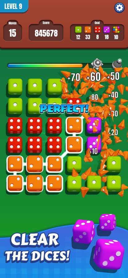 Connect the Cubes, Clear Dicesios版0