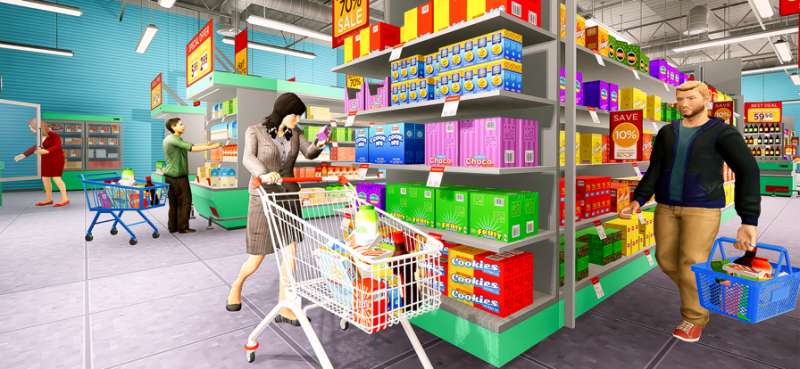 超市购物收银员女孩游戏 3Dios版1