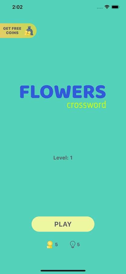 Flowers Puzzle Crosswordios版1