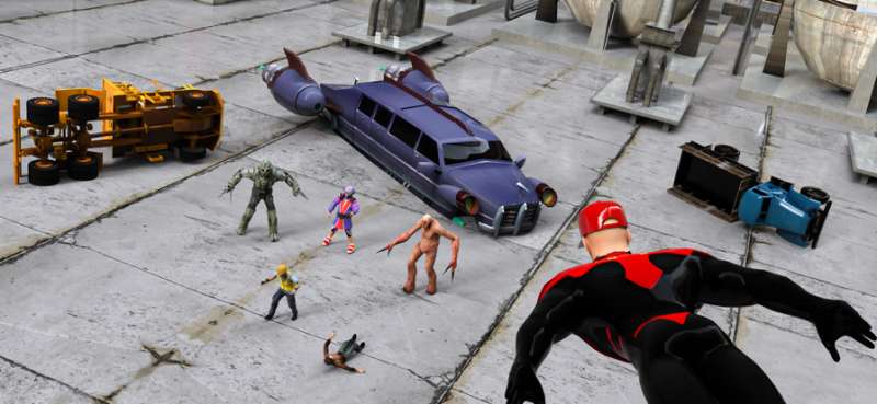 惊人的迈阿密大蜘蛛 Ropehero 游戏ios版3